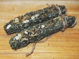 Bylinkové hryzací tyčinky s červy a arašídy 160g